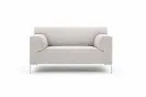 Design on Stock Bloq Love Seat stof Wit met chrome pootjes 2026 uitvoering